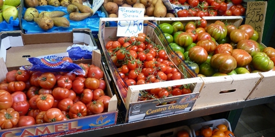 Campo Marzio market in Rome