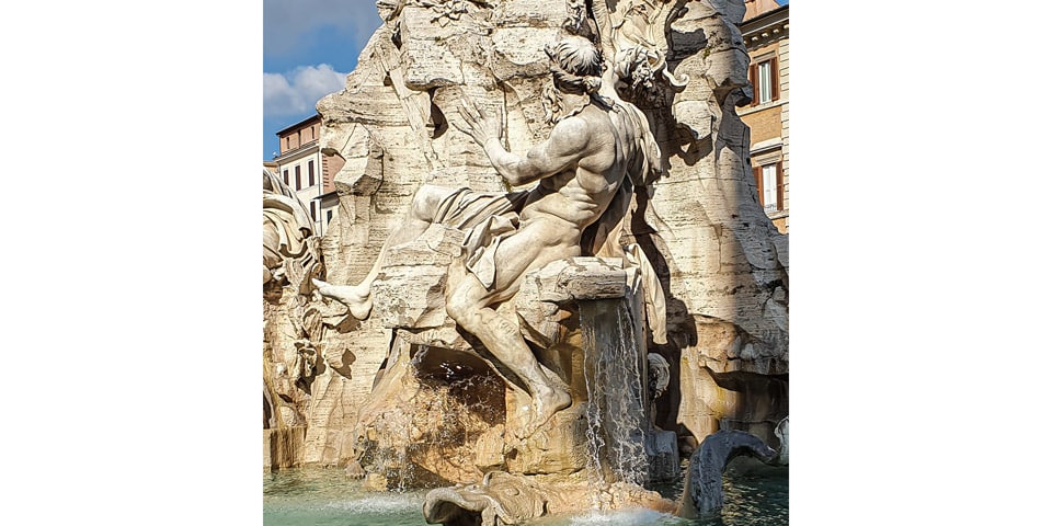 Donau-Statue Bernini Piazza Navona