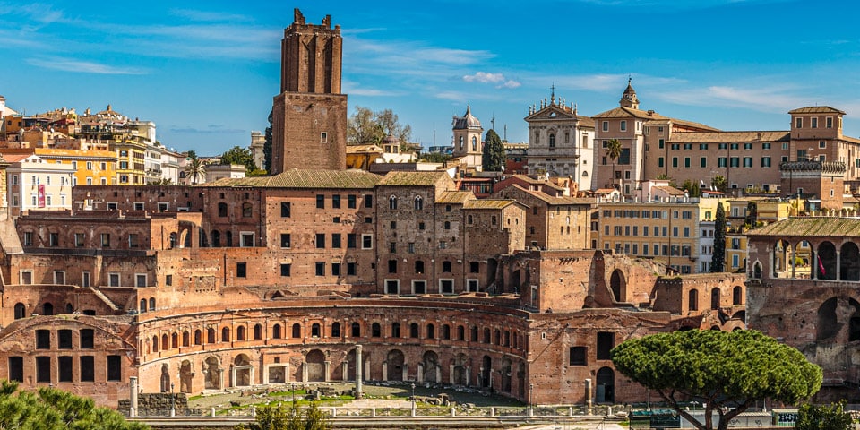 Trajansmarkt in Rom, Italien