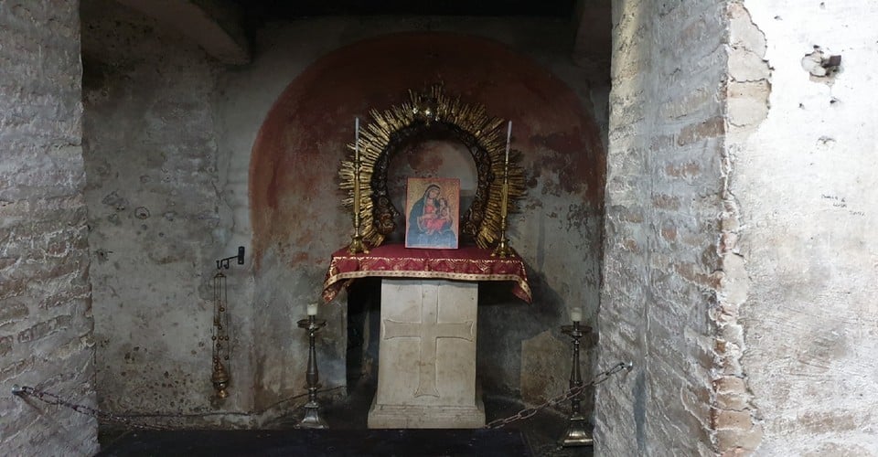 The Crypt of Pope Adrian I Basilica di Santa Maria in Cosmedin Rome