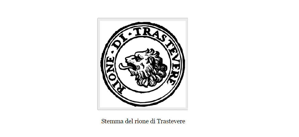 trastevere coat of arms